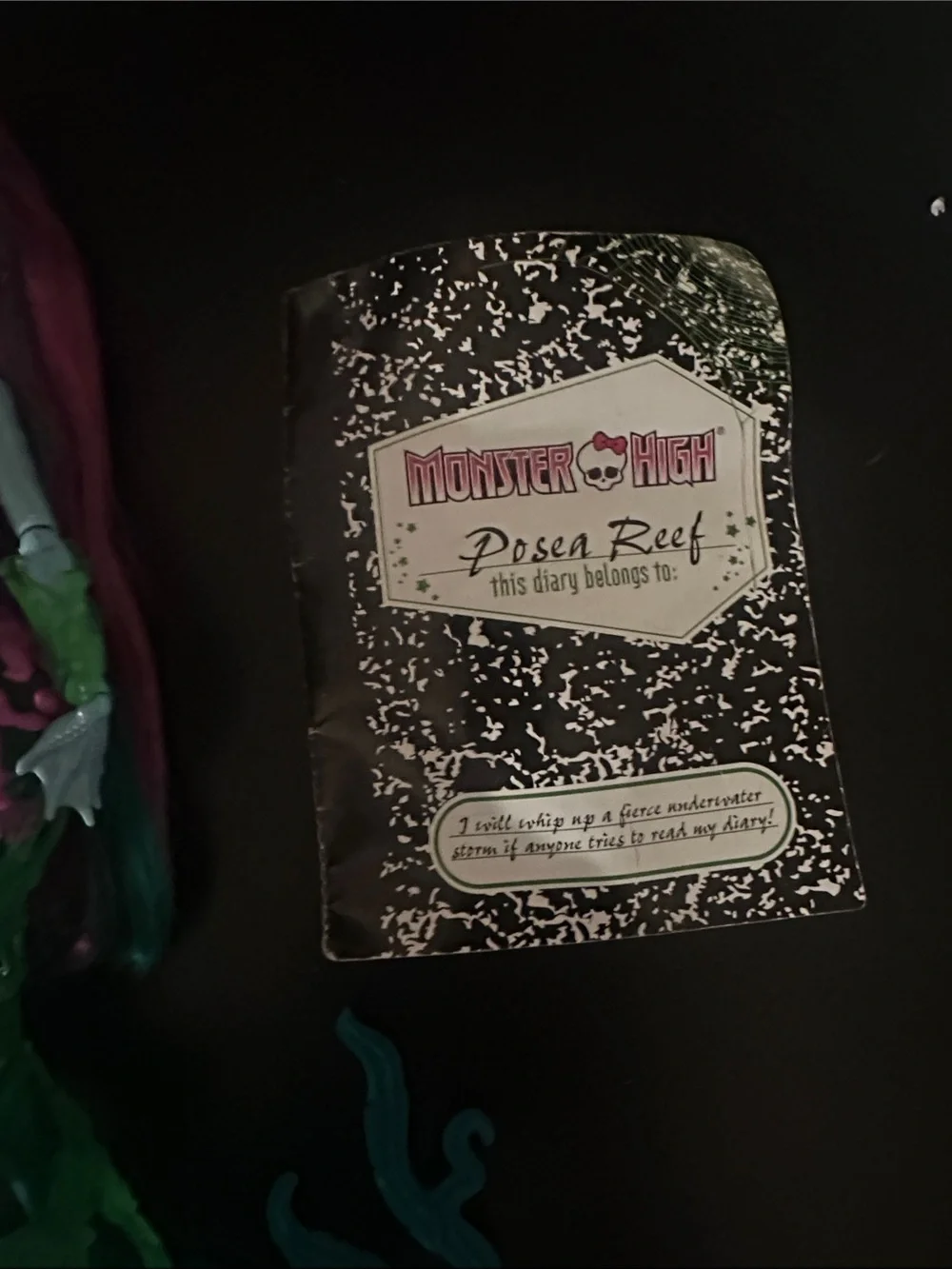 Monster High G1 Posea Reef w/ book